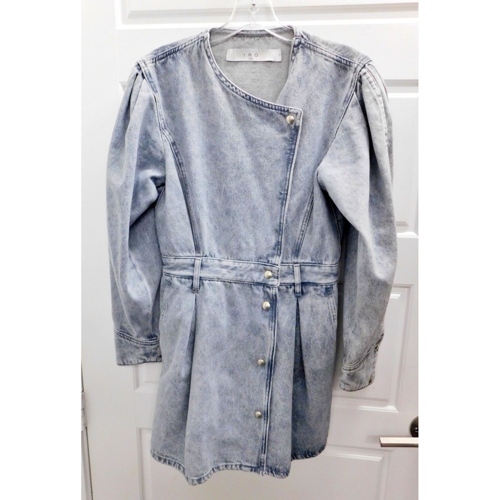 IRO Paris Women's‎ Dougga Washed Denim Dress sz 38